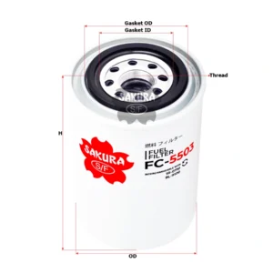 Lọc nhiên liệu (lọc dầu) FC-5503 SAKURA